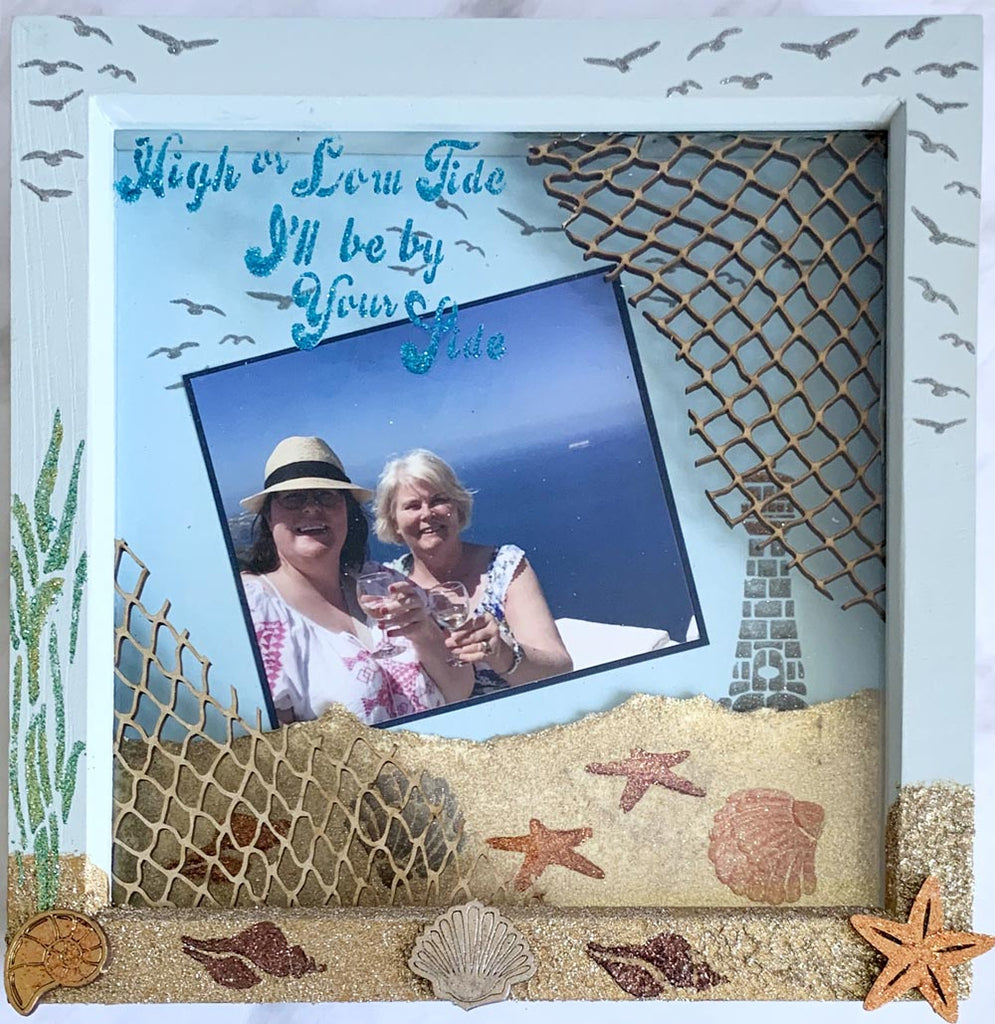 Make a Summer Seaside frame - Step by step guide