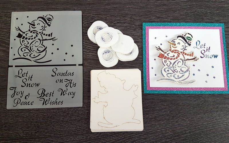 New Product - Stencils with Wobbly theme