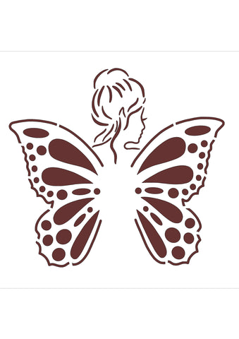 Fairy Wings stencil