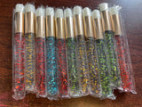 Glitter Handle Mini Stencil Brushes