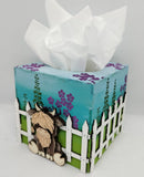 MDF HIGHLAND COW - TISSUE BOX COVER