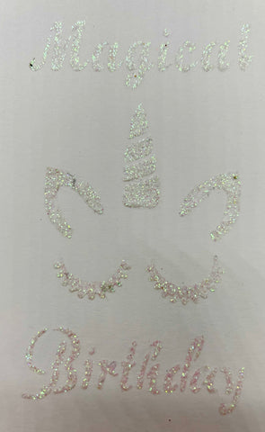 Crystal White Glitter Paste