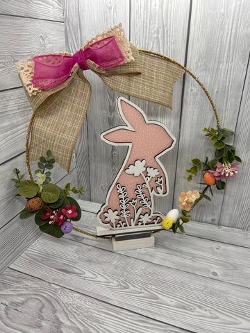 CLEARANCE - MDF Easter Circle Frame
