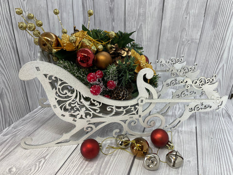 MDF Reindeer Sleigh