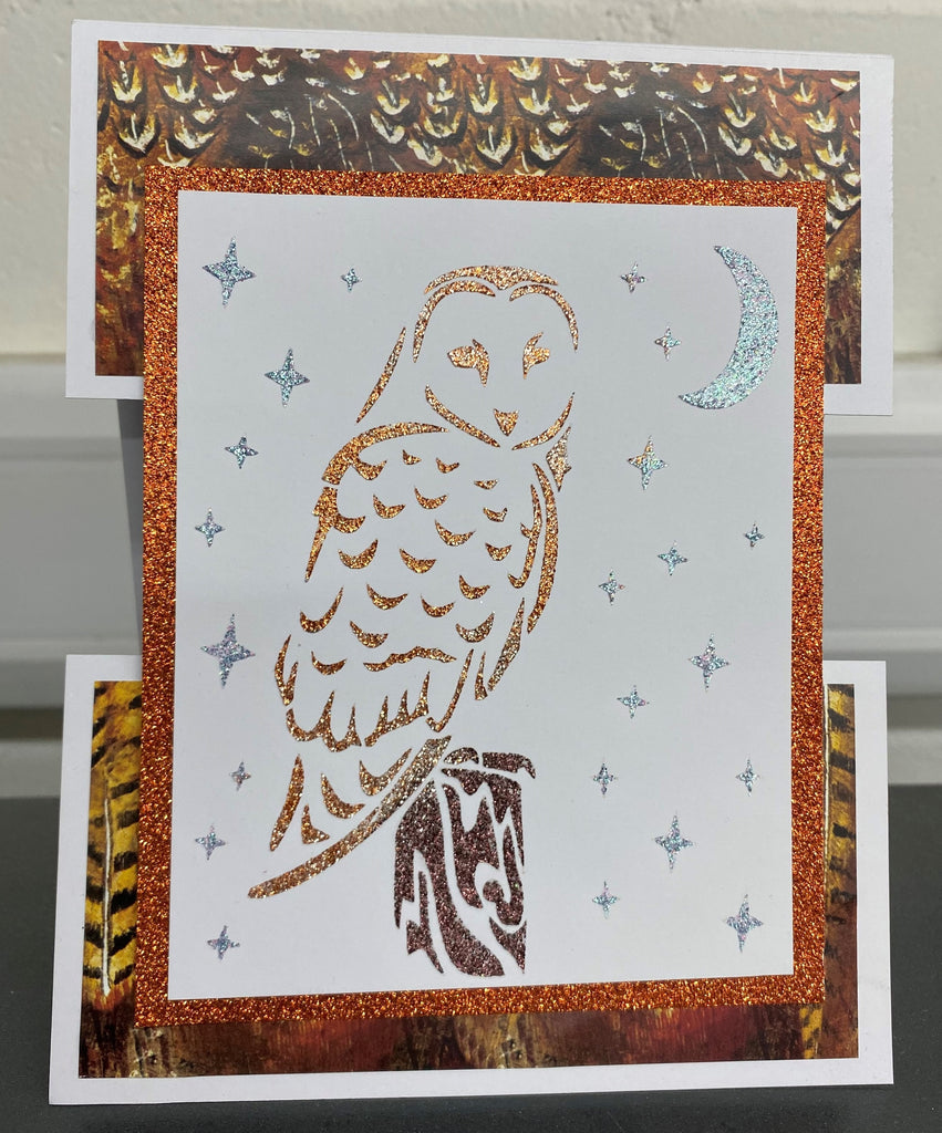 Moon Owl Stencil – Glitzcraft