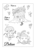 Divine Designs Fairy Houses A5 Stamp Set