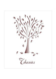 CLEARANCE - 4 Seasons Tree Stencil  - Autumn Thanks