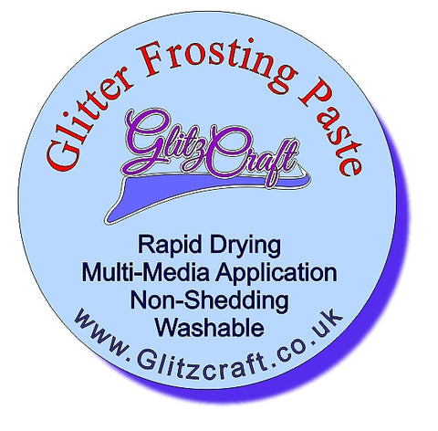 Baby Blue Frosting, Glitter Paste- Glitzcraft