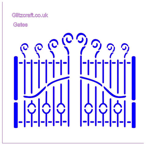 Ornate Gates Stencil