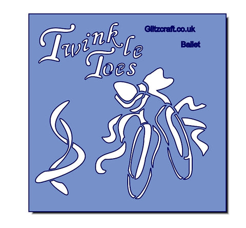 CLEARANCE - Twinkle Toes Stencil