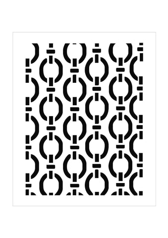CLEARANCE - Background Stencil - Chain