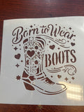 The Western COLLECTION stencils and MDF