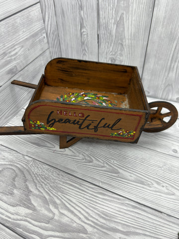 MDF Wheelbarrow finished sample