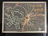 Spaceman stencil set