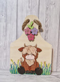 MDF HIGHLAND COW BREADBOARD