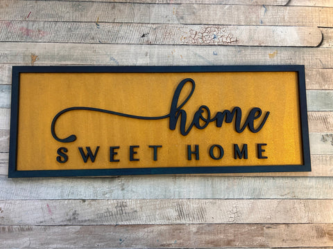 Home Sweet Home plaque in choice of 2 varieties