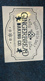Giant gingerbread stencil