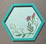 MDF hexagonal trinket tray