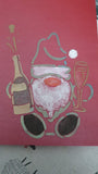 Champagne Gnome Stencil