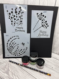 Bubble stencil set