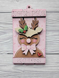 MDF Christmas baubles in 3 options