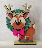 Gorgeous MDF standing Reindeer , 4 designs