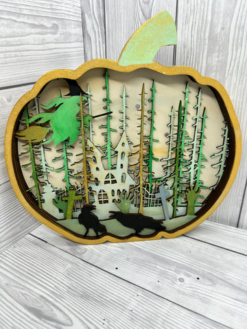 Mdf 7 layered pumpkin