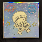 Spaceman stencil set