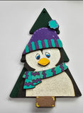 MDF Christmas tree character ornaments or tags