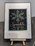 Large Snowflake stencils- 4 designs