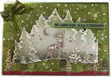 3 Layer Deer and Trees Stencils