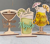 The Cocktail COLLECTION, MDF and STENCILS