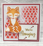 You're Amazing Fox Stencil