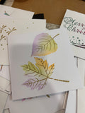 Distressed Leaves 2 layer stencils