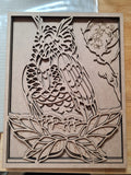 MDF owl in tree