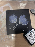 3 layer simple flower stencil