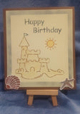 Beach Stencil and glitter pastes pack