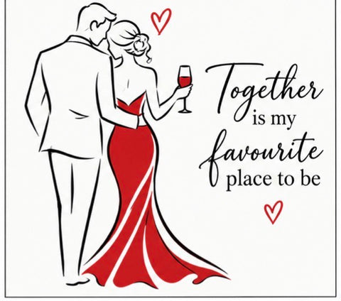 2 layer Together couple stencil