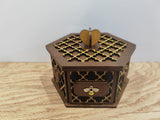 MDF hexagon box