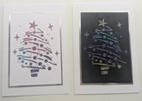 Zig zag Christmas tree stencil