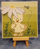 Floral Duck stencil