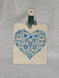 Gorgeous heart stencils in a choice of 3 designs