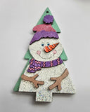 MDF Christmas tree character ornaments or tags