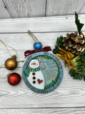 MDF Santa tracker ornaments