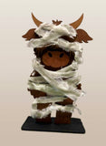 MDF Highland cow Halloween style