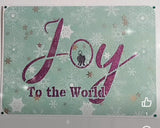 Joy to the world stencil