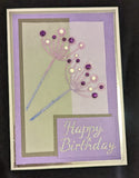 Happy Birthday Bubble Flower