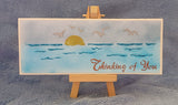 Beach Stencil and glitter pastes pack