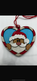 MDF Heart Christmas Baubles