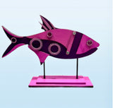 MDF Steampunk fish set of 2